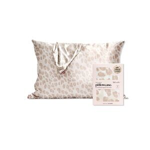 KITSCH Leopard Print Satin Pillowcase